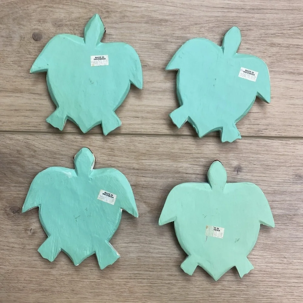Hand Painted‎ Turtle Coasters